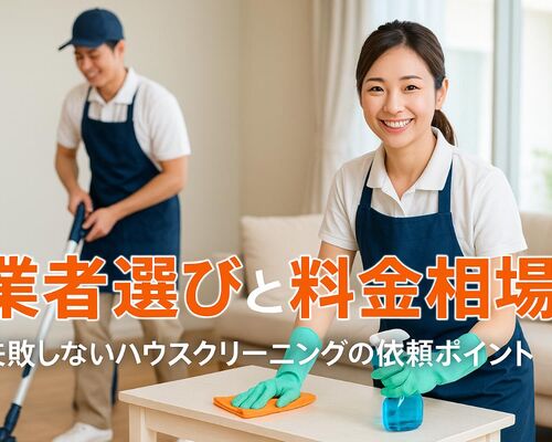 12 ハウスクリーニング 選び方