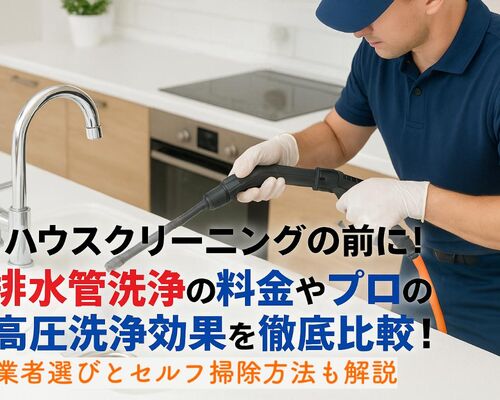 06 ハウスクリーニング 排水管洗浄