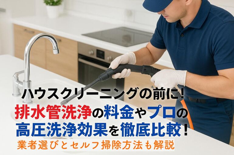 06 ハウスクリーニング 排水管洗浄